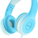 EarFun Wired Kids Headphones with Microphone, 85/94dB Volume Limit, Portable Foldable Headset for School/Tablet/iPad