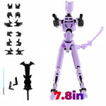 T13 Action Figure Assembly Completed, T13 Action Figures Set High 5.4 inches Tall, Office Desks , and Birthday Cake Decorations, Titan 13 Action Figure for Ultimate Gaming Action Figures Collection