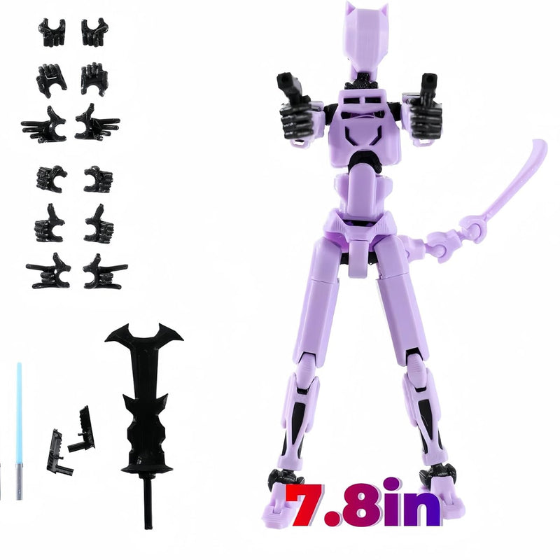 T13 Action Figure Assembly Completed, T13 Action Figures Set High 5.4 inches Tall, Office Desks , and Birthday Cake Decorations, Titan 13 Action Figure for Ultimate Gaming Action Figures Collection
