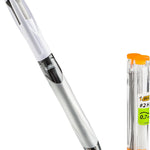 BIC 4-Color 3+1 Retractable Ballpoint Pen with Red, Blue, Black Ink and 0.7 mm Mechanical Pencil, 1-Count in Assorted Ink