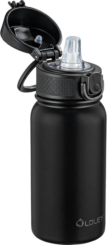 OLDLEY 20 Oz Insulated Stainless Steel Water Bottle For Kids, With Straws Leak-proof, Kids Water Bottles For School Boys Girls,Solar System