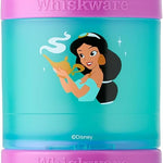 Whiskware Bluey Stackable Snack Containers for Babies, Toddlers, and Kids, 3 Stackable Snack Cups for School and Travel, Cupholder Friendly, Bluey and Bingo! Let’s Do This!