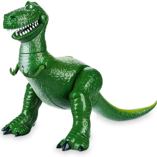 Disney Store Official Rex Interactive Talking Action Figure from Toy Story, Features Sounds and Phrases from The Movies, Interacts with Other Figures and Toys