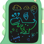 8.5 Inch LCD Doodle Board Tablet Toy - Green Dinosaur Drawing Pad for Kids 2-6 Years Old - Christmas and Birthday Gifts