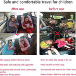 FHSGGP Travel Pillow Cushion for The Back Seat of Car Car Pillow | for Kids A Sleeping Artifact Suitable for Long-Distance Travel of Adults and Children Travel Pillow for Kids Pink