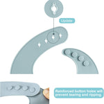 PandaEar Set of 3 Silicone Baby Bibs Waterproof, Soft, Unisex, 10-72 Months