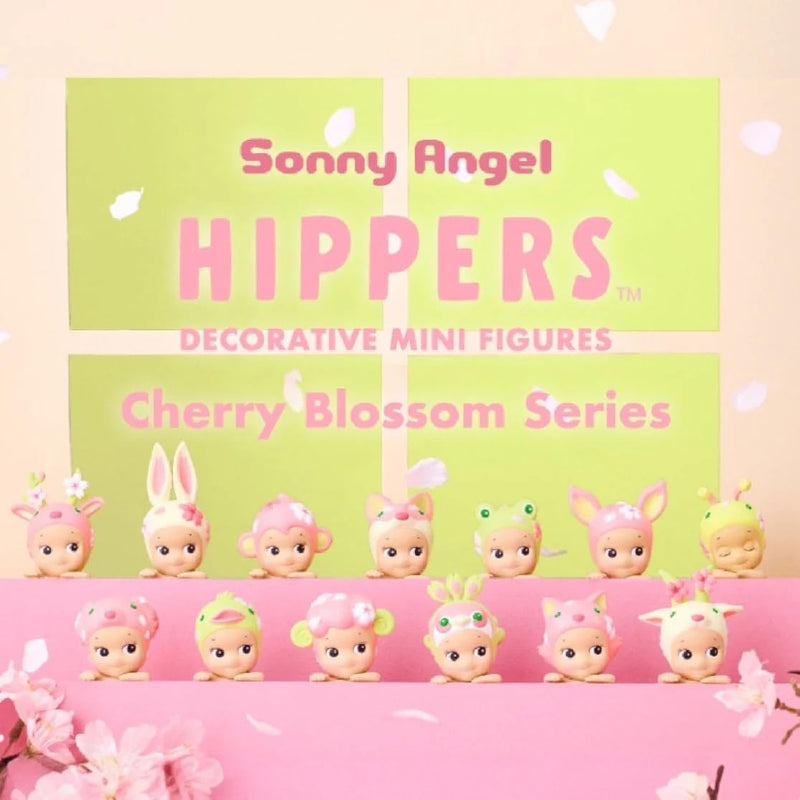 Sonny Angel Cherry Blossom HIPPERS - Original Decorative Mini Figure/Limited Edition Series - 1 Sealed Blind Box