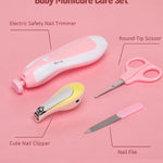 Baby Healthcare and Grooming Kit, Electric Safety Nail Trimmer Baby Nursery Kit, Newborn Care Kits with Hair Brush Comb for Newborn Infant Toddlers Baby Boys Girls Kids, Baby Shower Gifts