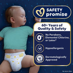 Pampers ZZZ Overnight Diapers, Size 6 (35+ lbs), 72 Count, Nighttime Protection Disposable Baby Diaper, Night Time Leak and Skin Protection
