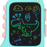 8.5 Inch LCD Doodle Board Tablet Toy - Green Dinosaur Drawing Pad for Kids 2-6 Years Old - Christmas and Birthday Gifts