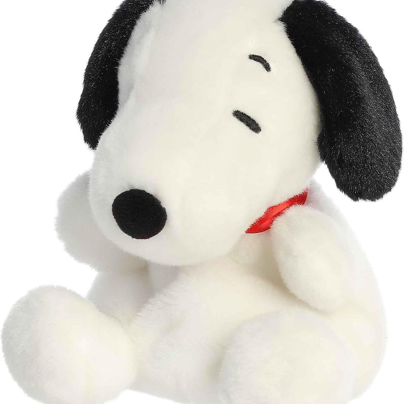 Aurora® Adorable Peanuts® Palm Pals™ Snoopy Stuffed Animal - Officially Licensed Toys for All Snoopy Fans - Nostalgic Gift for Adults and Birthday Celebrations - White 5 Inches