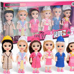Liberty Imports Little Royal Princess Toddler Dolls with Dresses, Girls Imaginative Pretend Play Small Dolls Party Favors Collection (Princess)