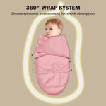 Cute Castle 3-Pack Baby Swaddle Sleep Sacks - Newborn Swaddle Sack - Ergonomic Baby Swaddles Blanket Warp for Boys and Girls - Baby Essentials (0-3 Months - Pink)
