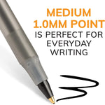 BIC Round Stic Xtra Life Ballpoint Pens, 1mm, Black Ink Pens, 300 Pack | Bulk Pack of 300 Black Pens, Flexible Round Barrel for Writing Comfort, No. 1 Selling Ballpoint Pens