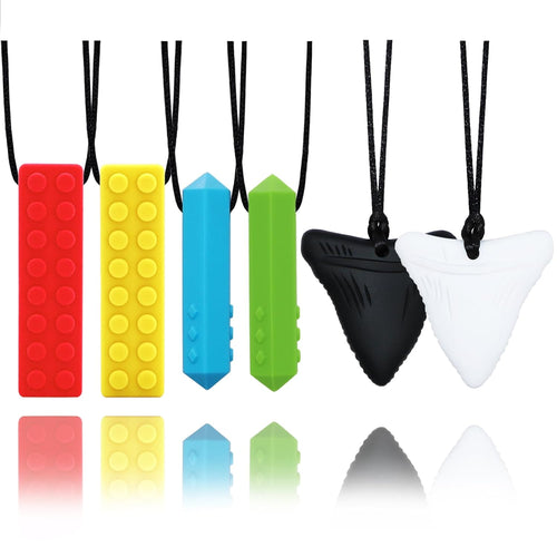 Chewy Necklaces for Sensory Kids with Autism, ADHD, and Oral Stimulation Needs
