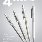 Nicpro 4 Pack Mechanical Pencil 0.7mm with Case, MB1000 Metal Mechanical Pencil Set with 6 Tube HB #2 Lead Refill 0.7 mm, 3PCS 4B Eraser, 9 Cap Eraser for Artist Drafting Writing, Sketching, Drawing