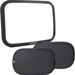 Funbliss Baby Car Mirror for Rear Facing Seat | 360° Rotation, Safety Certified Shatterproof Acrylic Glass, Clear Wide View,Infant Mirror for Car Seat Rear Facing