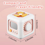 SOCBTNSO Montessori Busy Cube Travel Toy for Toddlers | Learning Fine Motor Skills, 1st Birthday Gifts for 1 Year Old Girl, 6 9 12 Months Baby