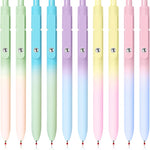 YOXMJDB Gel Pens, 5 Pcs Medium Point Smooth Writing Pens Cute Pens for Women, High-End Series 0.7mm Black Ink Pens for Journaling Note Taking, School Office Supplies (5 Pcs Gradient Morandi)