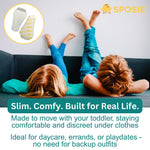 Sposie Dribbles, Turn Any Underwear Into Potty Training Underwear, 28 Ct | Pads for Faster, Cleaner, and Easier Potty Training, Less Laundry & Fewer Messes, Use with Toilets, Seats, Charts, & Stickers