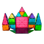 MAGNA-TILES Classic 32-Piece Magnetic Construction Set for 3+ Year Olds - Primary Colors and Geometric Shapes