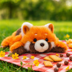 Adorable Red Panda Stuffed Animal Soft Plush Red Panda Plush Toy Cute Birthday Gifts for Kids Adults