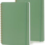 Utron 3 PCS Small Spiral Notebook 5x7, Notebooks for Note Taking, Morandi Spiral Journal Notebook, Work Notebook Small Notebooks 5x7 with Strap, Cute Notebooks for Women 70 Sheets/Note Books