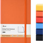 SUIN Hardcover-Journal-Notebooks, A5 Lined Journals Notebook for Writing 200 Pages, 8.2 x 5.5 inch, Classic Ruled Notebooks for Work/Travel/College (Multi-colors)