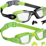 EverSport Kids Swim Goggles, Pack of 2 Swimming Goggles for Children Teens, Anti-Fog Anti-UV Youth Swim Glasses for Age4-16