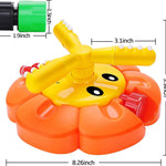 Water Sprinkler for Kids Toddlers Sprinklers with Roating Spray Nozzles Attaches Garden Water Hose Outdoor Play Outside Toys 3-4 Summer Backyard Lawn Game Yard Water Toy for Kids 3-5 4-8 Boy Girl