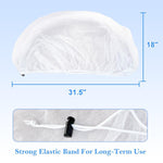 South to East Breathable Mosquito Net for Stroller with Drawstring, White | Baby Bug Netting with Storage Bag, Portable Stroller Mosquito Nets for Car Seat, Bassinet, Cradle, Travel & Camping Crib