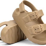 ChayChax Toddler Boys Girls Double Buckle Sandals Children's Adjustable Back Strap Water Sandal