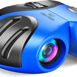 Let's Go! Kids Binoculars 8X Shockproof with Safety Eyepieces Compact Design