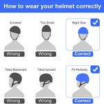 Toddler Adjustable Kids Bike Helmet for Multi-Sports Safety Ages 3-8 Years Old