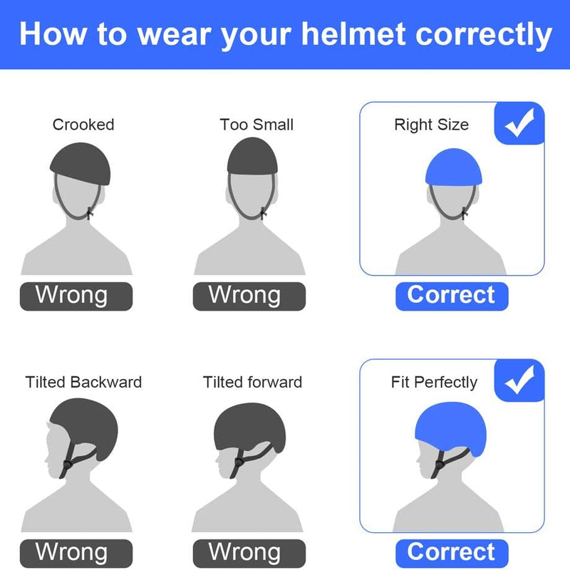 Toddler Adjustable Kids Bike Helmet for Multi-Sports Safety Ages 3-8 Years Old