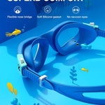 ZIONOR Kids Swim Goggles, G1MINI SE Ages 6-14 No Leak Anti-Fog | Soft silicone fit, Easy-adjust strap. Wide clear vision, UV protection