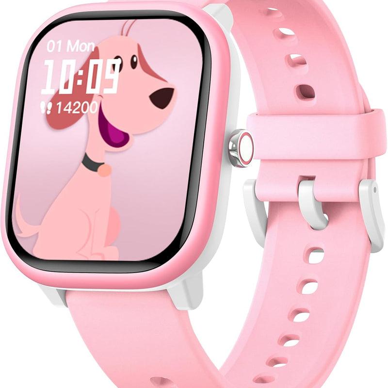 Smart Watch for Kids - No App/Phone Needed, 1.8" IP68 Waterproof, Pedometer, Heart Rate, Sleep Monitor, 12 Puzzle Games