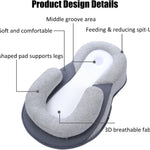 Baby Wedge Pillow, Adjustable Breastfeeding Pillow | For Reducing Spit-Up, Bottle Feeding