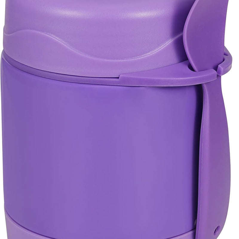 10oz Soup Thermo for Hot Food Kids Insulated Food Jar,Thermo Hot Food Lunch Container, Width Mouth Stainless Steel Lunch Box for Kids with Spoon (Blue-dinosaur)