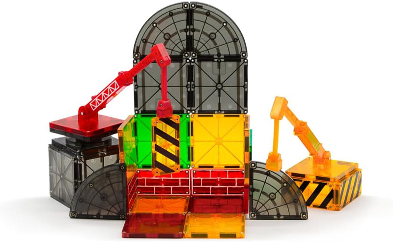 MAGNA-TILES Builder 32-Piece Magnetic Construction Set, The Original Magnetic Building Brand