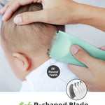 Quiet Baby Hair Clippers for 0–12Y with Hair Cutting Kit | 2-Mode Suitable for Infant Toddler & Kids, Rechargeable & Cordless, Upgraded Battery Capacity, Waterproof