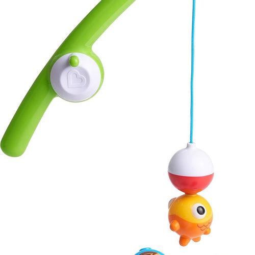 Munchkin Fishin' Magnetic Baby and Toddler Bath Toy, 4pc Set, Suitable for Boys and Girls 24 Months and Up