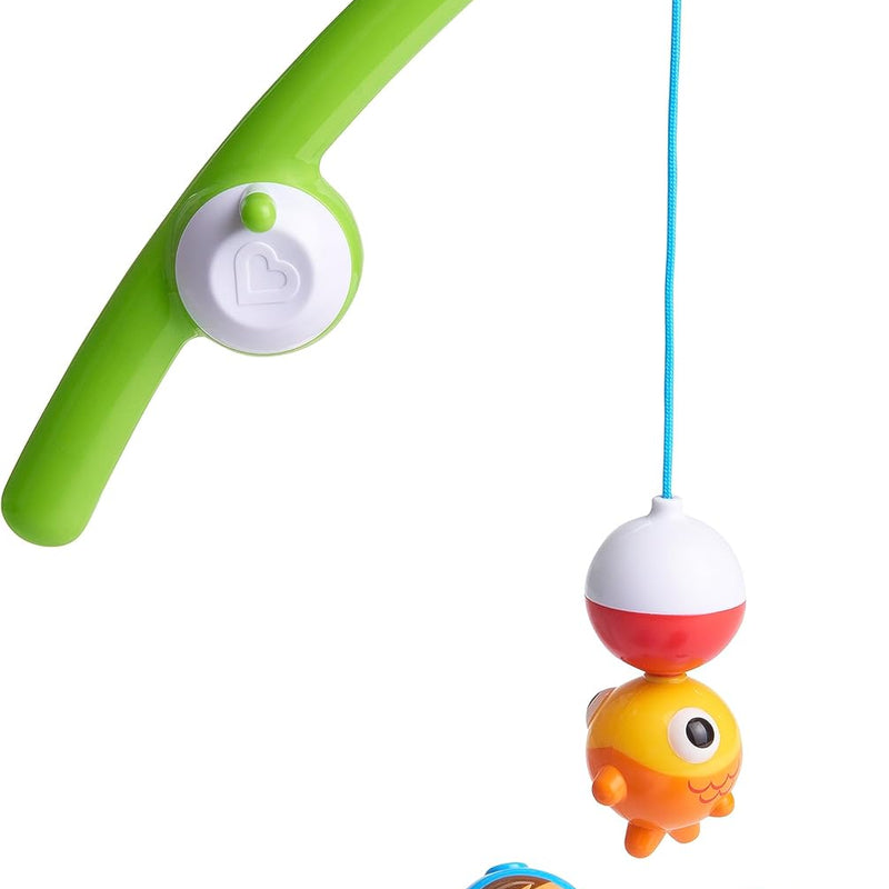 Munchkin Fishin' Magnetic Baby and Toddler Bath Toy, 4pc Set, Suitable for Boys and Girls 24 Months and Up