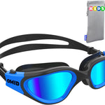 OMID Kids Swim Goggles, P2mini Polarized Swimming Goggles Comfortable for Age 6-14