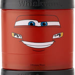 Whiskware Disney Pixar Stackable Snack Containers for Kids and Toddlers, 3 Stackable Snack Cups for School and Travel, Cars Lightning McQueen and Mater