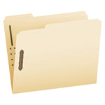 Pendaflex Fastener File Folders, 2 Fasteners, Pockets with Prongs, File Organizers for School, Home and Office, Letter Size, Manila, 1/3 Cut Tabs, in Left, Right, Center Positions, 50 Per Box (FM213)