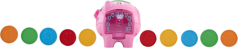 Fisher-Price Laugh & Learn Smart Stages Piggy Bank with Songs and Phrases for Infants 6 Months Plus