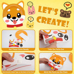 16 Pack Arts and Crafts for Kids Toddler DIY Animal Paper Plate Art Gifts