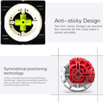 Qiyi Qidi Smooth 2x2x2 Speed Cube - Bright-Light Sticker, Classic Colors