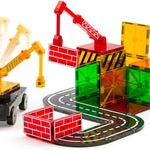 MAGNA-TILES Builder 32-Piece Magnetic Construction Set, The Original Magnetic Building Brand